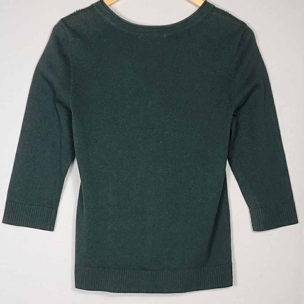 Christopher & Banks Forest Green Cardigan Sweater - Picture 5 of 5